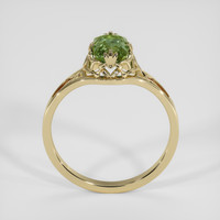 1.52 Ct. Green Sapphire Ring, 18K Yellow Gold 3