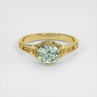 1.17 Ct. Sapphire Ring, 18K Yellow Gold 1