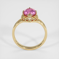 1.82 Ct. Pink Sapphire Ring, 18K Yellow Gold 3