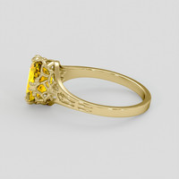 2.51 Ct. Yellow Sapphire Ring, 18K Yellow Gold 4