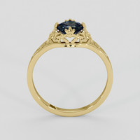 0.80 Ct. Bi Color Sapphire Ring, 18K Yellow Gold 3