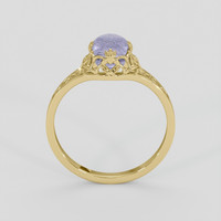 1.68 Ct. White Sapphire Ring, 18K Yellow Gold 3