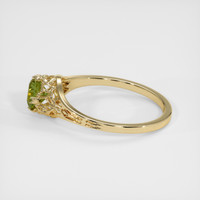 0.66 Ct. Sapphire Ring, 18K Yellow Gold 4
