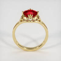2.20 Ct. Ruby Ring, 18K Yellow Gold 3