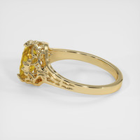 1.54 Ct. Yellow Sapphire Ring, 18K Yellow Gold 4