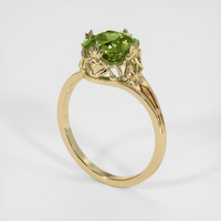 2.53 Ct. Sapphire Ring, 18K Yellow Gold 2