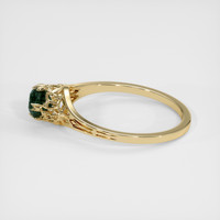 0.75 Ct. Sapphire Ring, 18K Yellow Gold 4