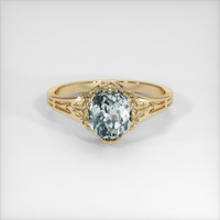 1.02 Ct. Sapphire Ring, 18K Yellow Gold 1