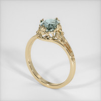 1.02 Ct. Sapphire Ring, 18K Yellow Gold 2