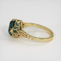 3.43 Ct. Sapphire Ring, 18K Yellow Gold 4