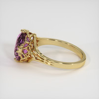 3.17 Ct. Sapphire Ring, 18K Yellow Gold 4