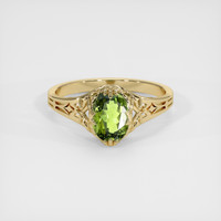 1.00 Ct. Sapphire Ring, 18K Yellow Gold 1