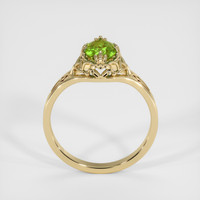 1.00 Ct. Sapphire Ring, 18K Yellow Gold 3