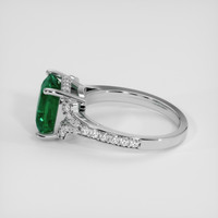 2.58 Ct. Emerald Ring, Platinum 950 4