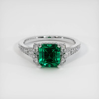 1.93 Ct. Emerald Ring, Platinum 950 1