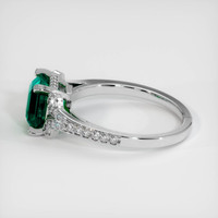 1.93 Ct. Emerald Ring, Platinum 950 4