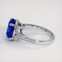 5.93 Ct. Blue Sapphire Ring, Platinum 950 4