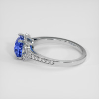 3.09 Ct. Blue Sapphire Ring, Platinum 950 4