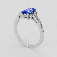 1.57 Ct. Bi Color / Parti Sapphire Ring, Platinum 950 2