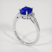 5.09 Ct. Blue Sapphire Ring, Platinum 950 2