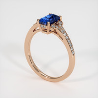 1.54 Ct. Sapphire Ring, 14K Rose Gold 2