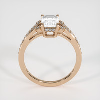 1.86 Ct. White Sapphire Ring, 18K Rose Gold 3