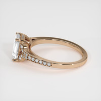 1.86 Ct. White Sapphire Ring, 18K Rose Gold 4