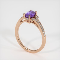 1.60 Ct. Sapphire Ring, 18K Rose Gold 2