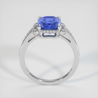 3.66 Ct. Blue Sapphire Ring, 10K White Gold 3
