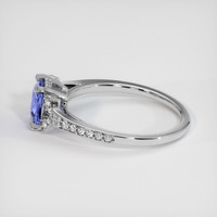 1.20 Ct. Bluish Purple Sapphire Ring, 10K White Gold 4