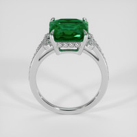 3.02 Ct. Emerald Ring, 18K White Gold 3