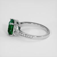 2.42 Ct. Emerald Ring, 18K White Gold 4