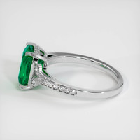 2.28 Ct. Emerald Ring, 18K White Gold 4