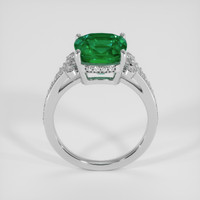 3.69 Ct. Emerald Ring, 18K White Gold 3