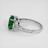 3.69 Ct. Emerald Ring, 18K White Gold 4
