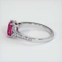 2.46 Ct. Sapphire Ring, 18K White Gold 4