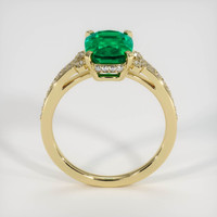 2.28 Ct. Emerald Ring, 18K Yellow Gold 3