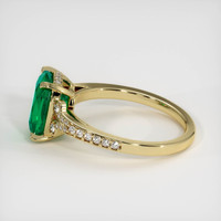 2.28 Ct. Emerald Ring, 18K Yellow Gold 4