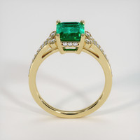 1.85 Ct. Emerald Ring, 18K Yellow Gold 3