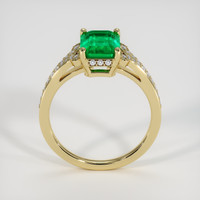 1.78 Ct. Emerald Ring, 18K Yellow Gold 3