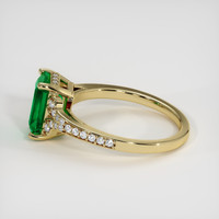 1.78 Ct. Emerald Ring, 18K Yellow Gold 4