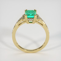 1.83 Ct. Emerald Ring, 18K Yellow Gold 3