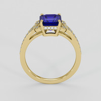 2.32 Ct. Blue Sapphire Ring, 18K Yellow Gold 3