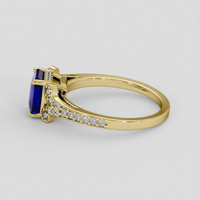 2.32 Ct. Blue Sapphire Ring, 18K Yellow Gold 4