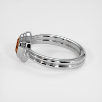 0.69 Ct. Sapphire Ring, 14K White Gold 4