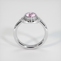 0.91 Ct. Pink Sapphire Ring, 14K White Gold 3