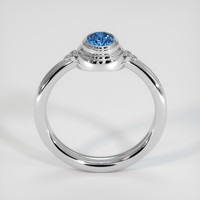1.17 Ct. Sapphire Ring, 18K White Gold 3