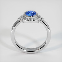 1.23 Ct. Sapphire Ring, 18K White Gold 3