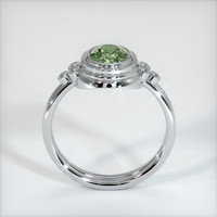 1.26 Ct. Green Sapphire Ring, 18K White Gold 3