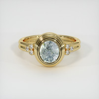 1.66 Ct. Sapphire Ring, 14K Yellow Gold 1
